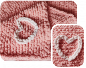 Pink Heart Blanket