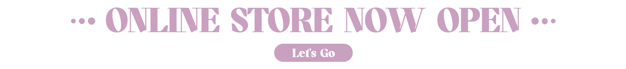 online store now open